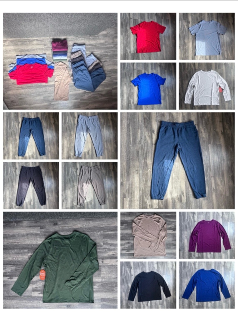Wonder Nation Youth Boys T-Shirt & Sweatpants Bundle – 14 Pieces